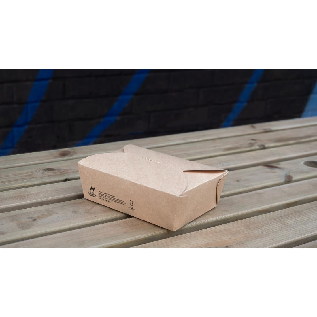 HW511 Notpla Large Takeaway Boxes 1750ml - Kraft (Pack of 220)