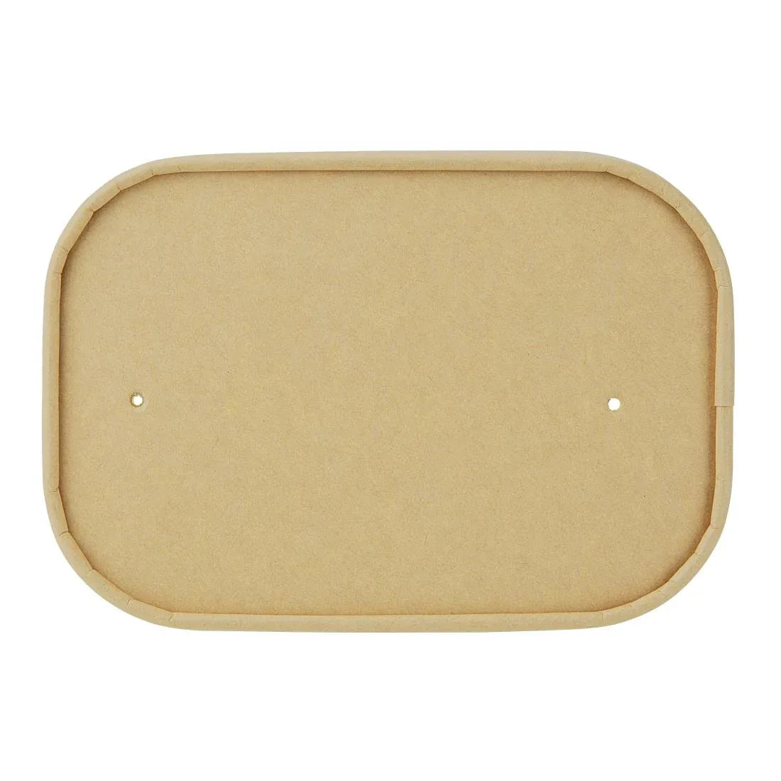 HW624 - Fiesta Recyclable Paper Lids for Rectangular Containers (Pack of 300)