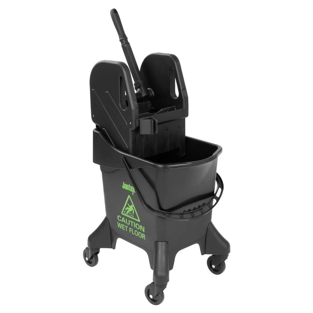 HW637 - Jantex 20Ltr Tall Mop Bucket and Wringer - Green Print