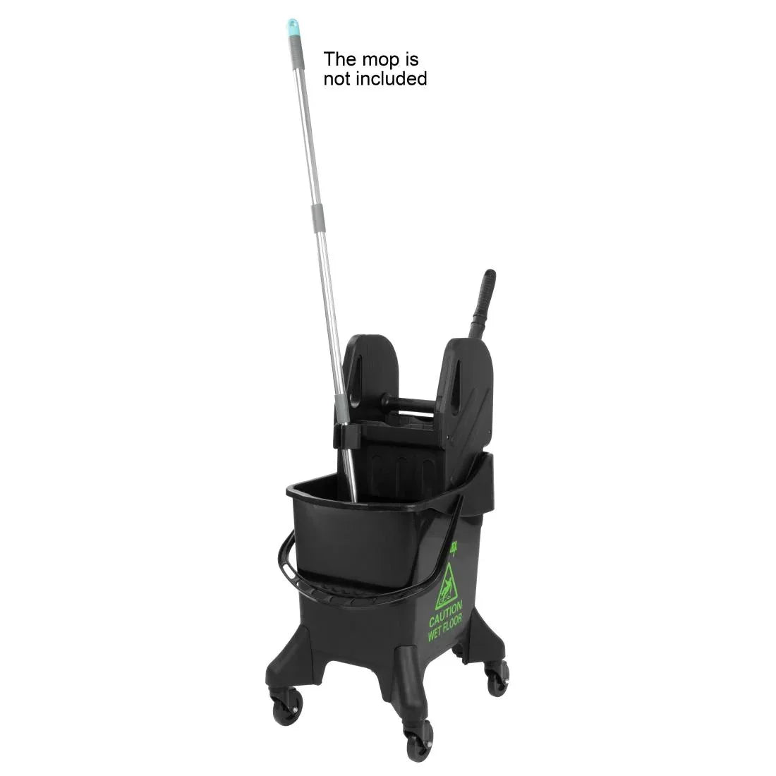 HW637 - Jantex 20Ltr Tall Mop Bucket and Wringer - Green Print