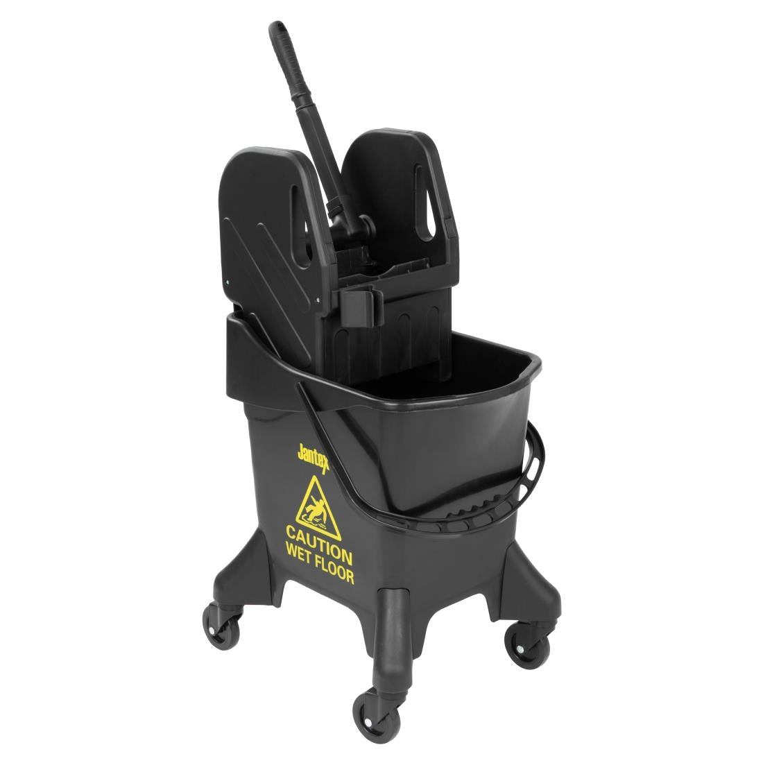 HW638 - Jantex 20Ltr Tall Mop Bucket and Wringer - Yellow Print