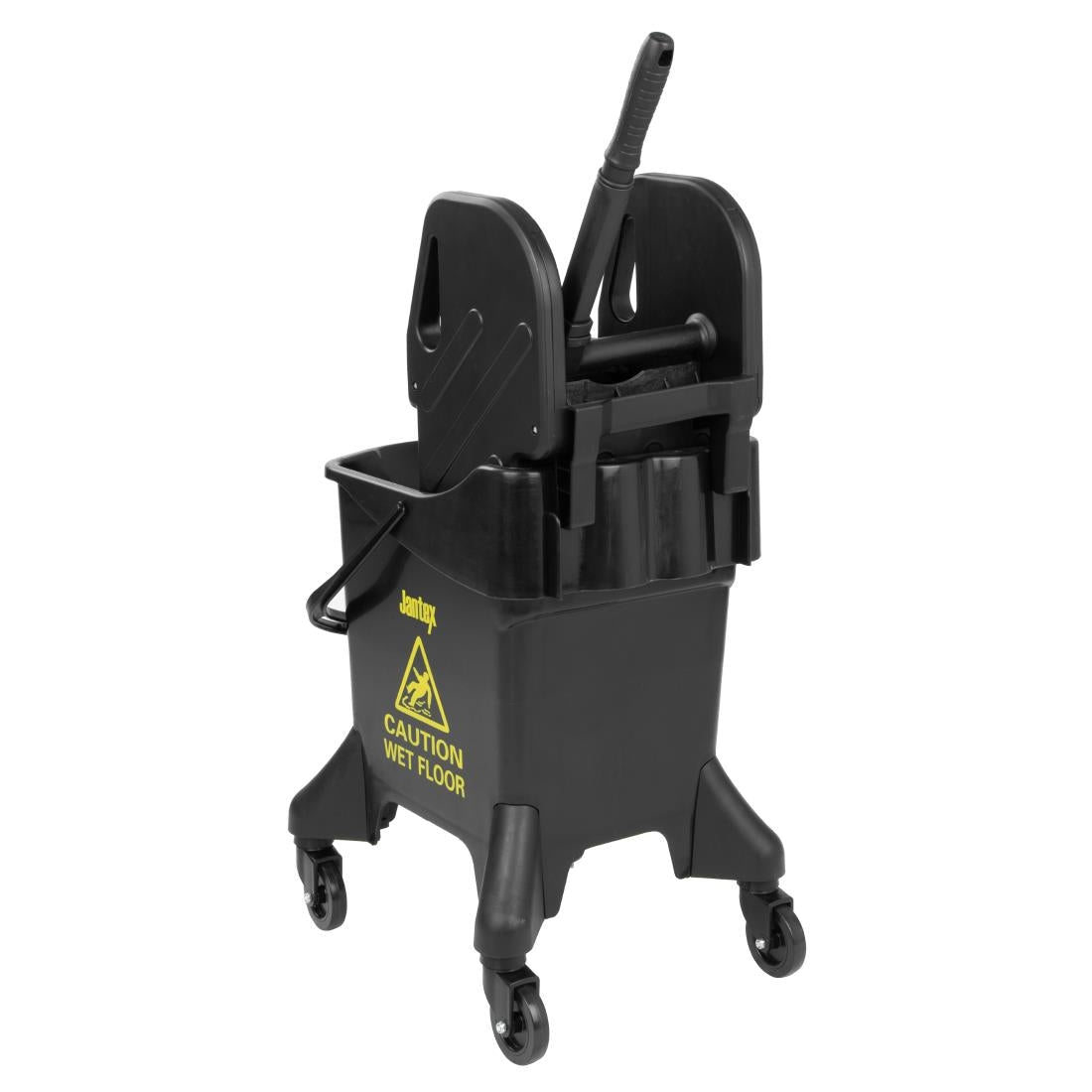 HW638 - Jantex 20Ltr Tall Mop Bucket and Wringer - Yellow Print