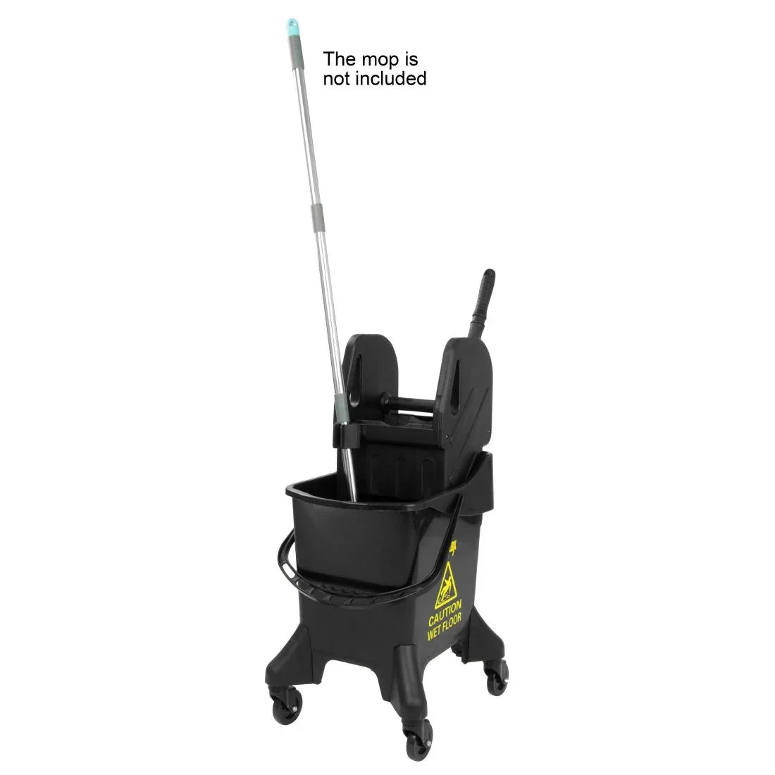 HW638 - Jantex 20Ltr Tall Mop Bucket and Wringer - Yellow Print