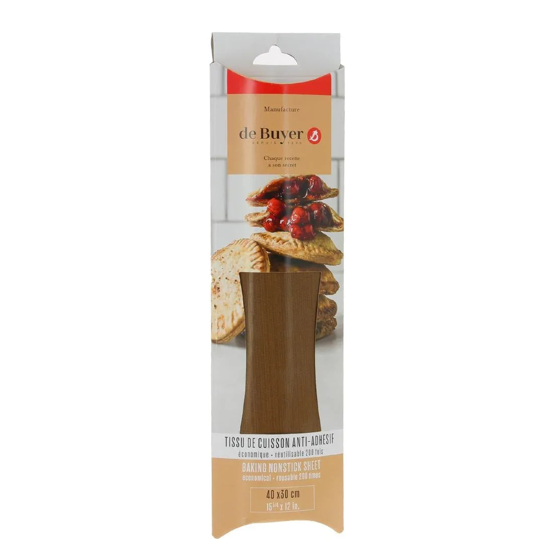 HW667 De Buyer Non Stick Reusable Baking Sheet - 600x400mm