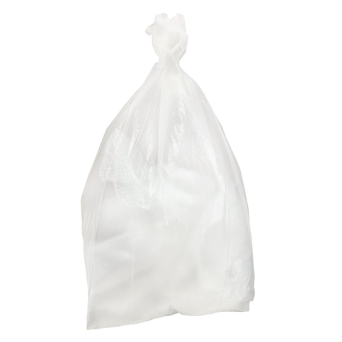 HW686 Jantex Heavy Duty Bin Bags Clear 160Ltr (100 Pack)