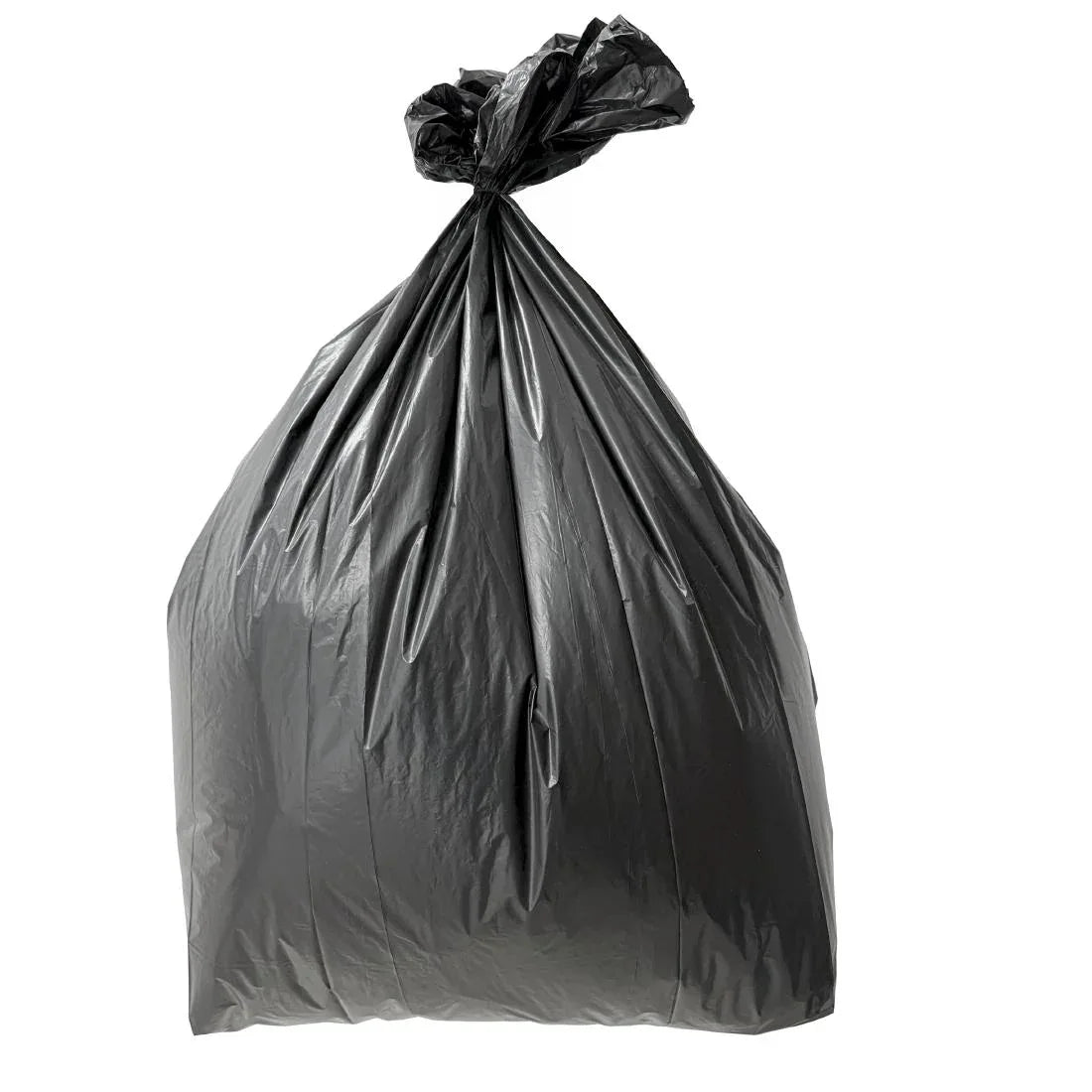 HW687 Jantex Heavy-Duty Bin Bags Black 120Ltr (100 Pack)