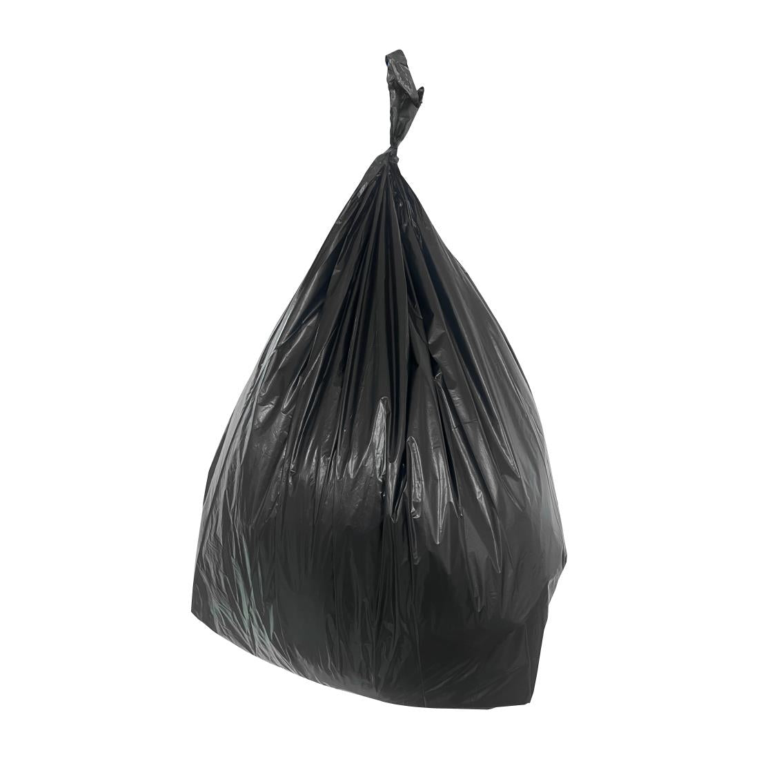HW688 Jantex Heavy Duty Bin Bags Black 70Ltr (Pack 100)