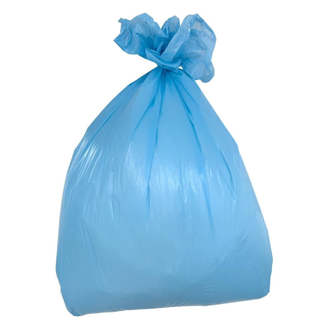 HW696 Jantex Medium Duty Bin Bags Blue 80Ltr (200 Pack)