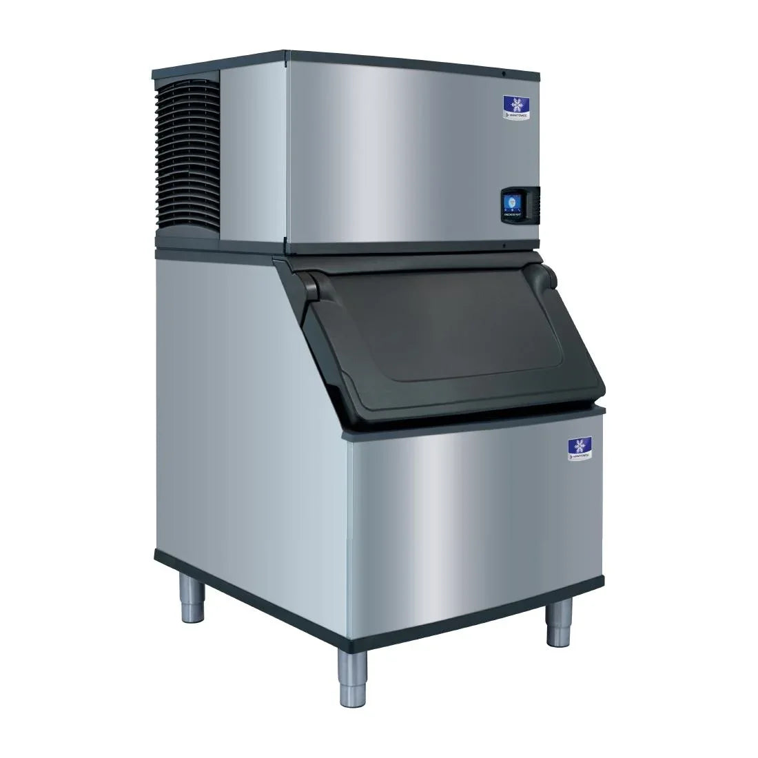 HW738 Manitowoc Ice Indigo NXT iT0300 Series 136kg Half Dice Ice Machine with Storage Bin D400
