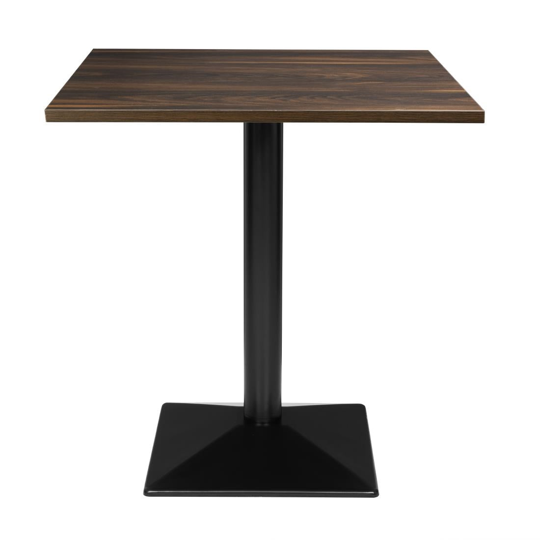 HW850 - Bolero Complete Table Square Dark Wood Effect 700mm