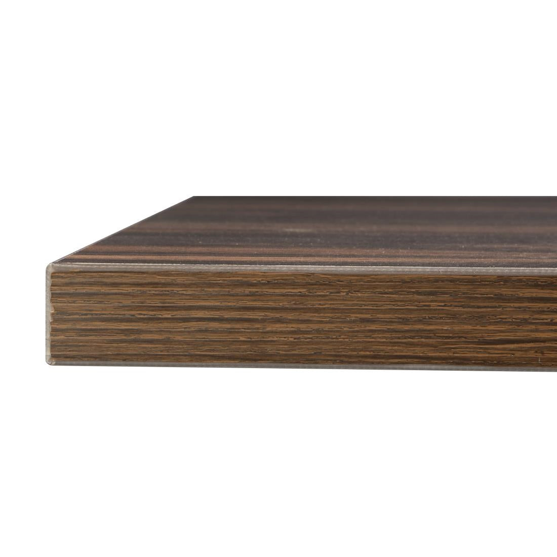 HW850 - Bolero Complete Table Square Dark Wood Effect 700mm