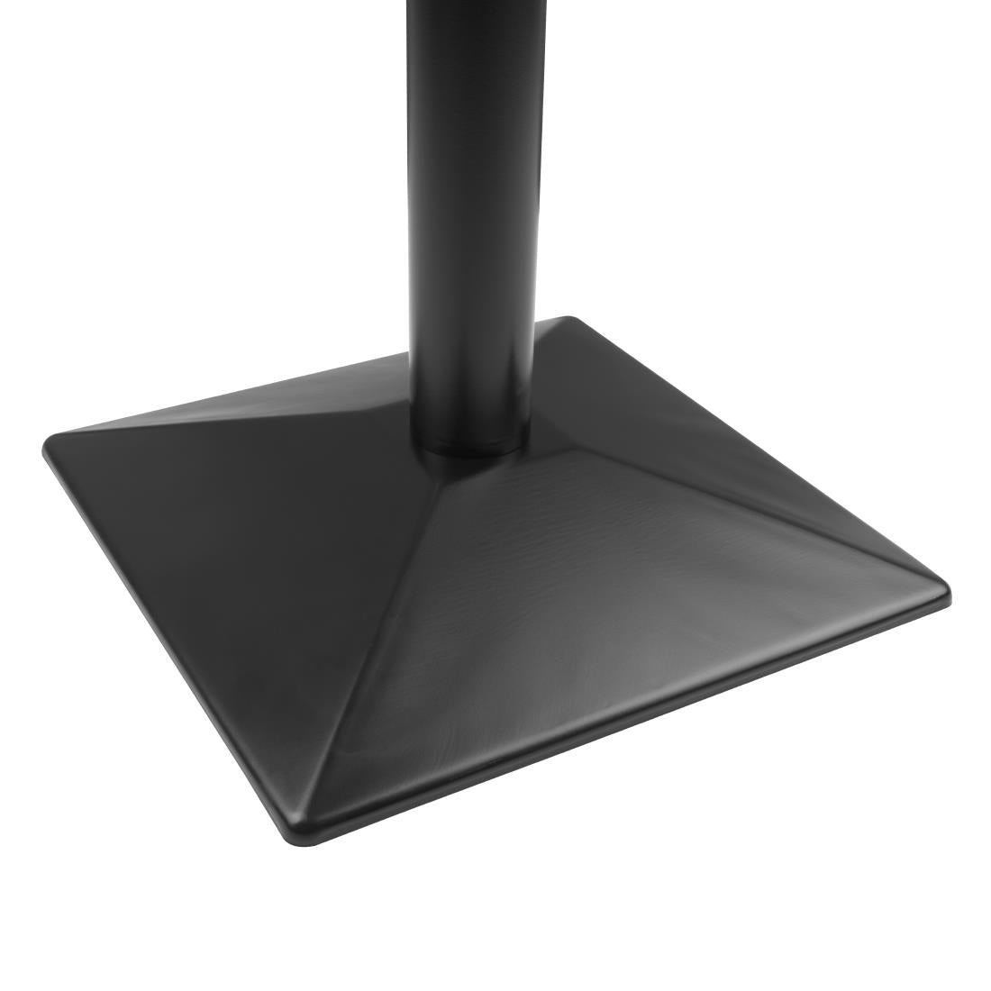 HW851 - Bolero Complete Table Square Black Stone Effect 700mm