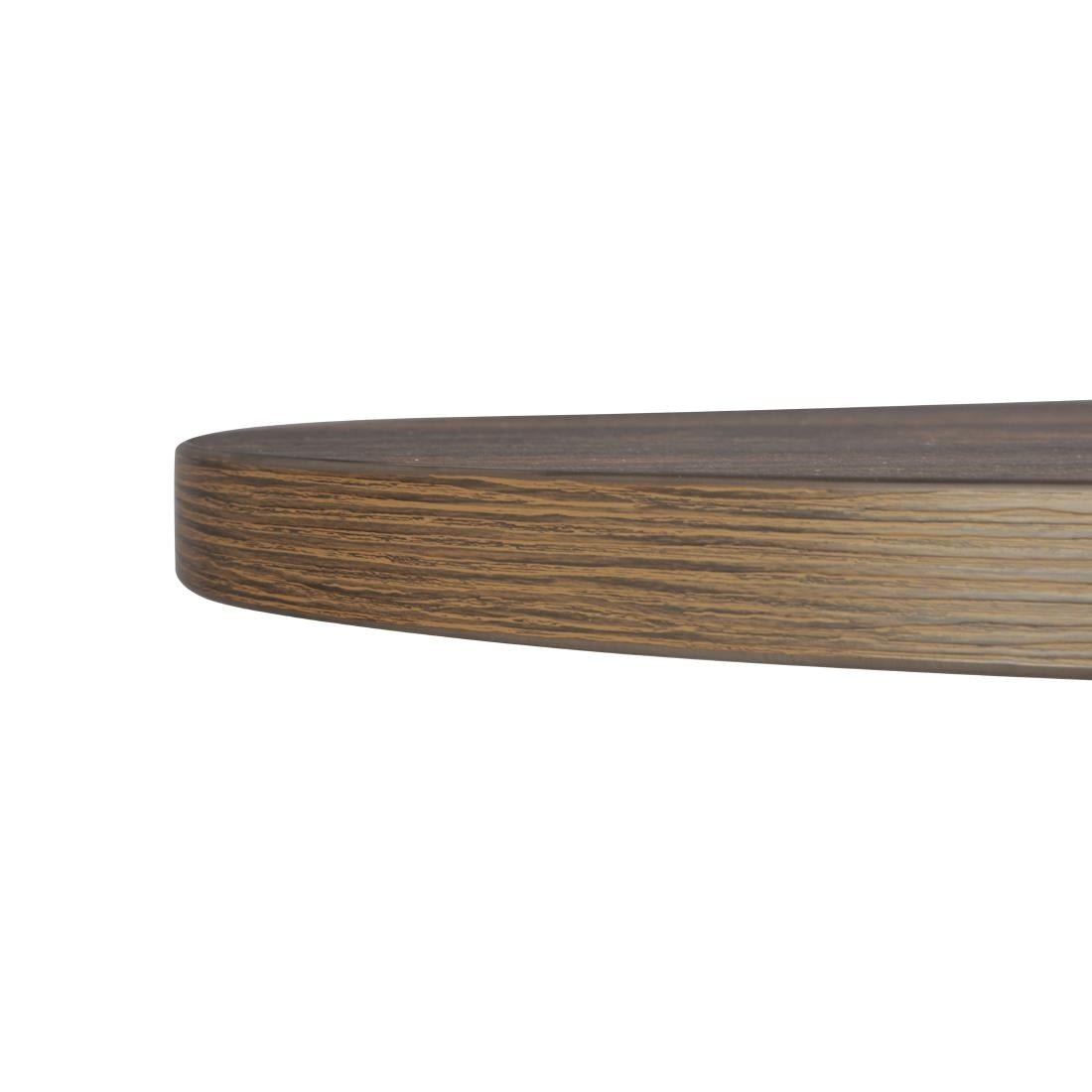 HW853 - Bolero Complete Table Round Dark Wood Effect 600mm