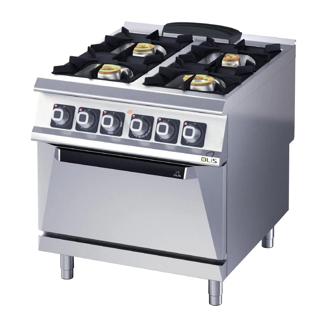 HW890 Olis Heavy Duty 4 Burner Electric Static Oven Range D94