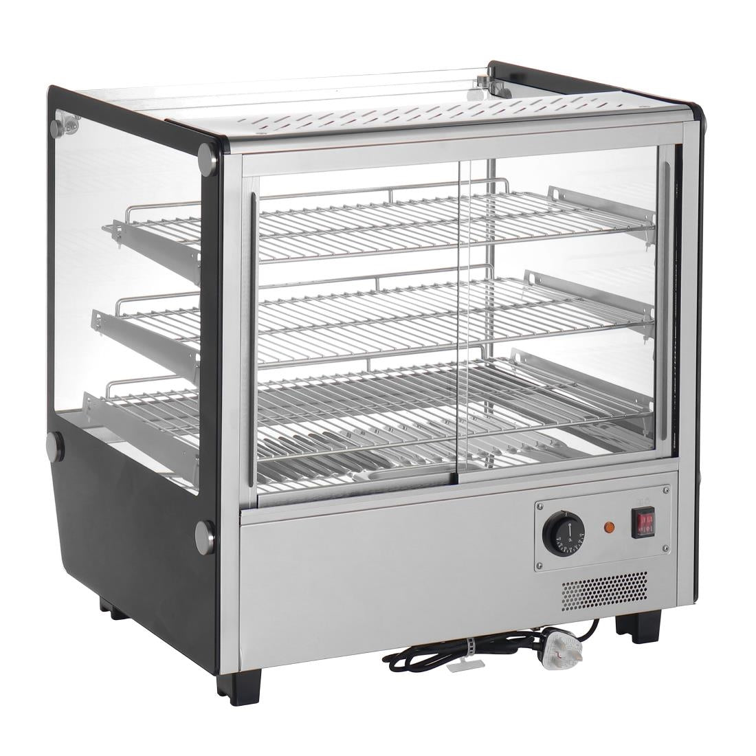 HW923 Buffalo Square Countertop Heated Display Merchandiser 120Ltr