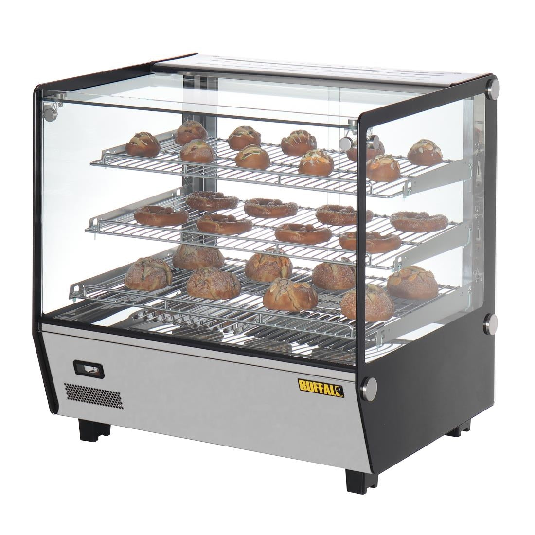 HW923 Buffalo Square Countertop Heated Display Merchandiser 120Ltr