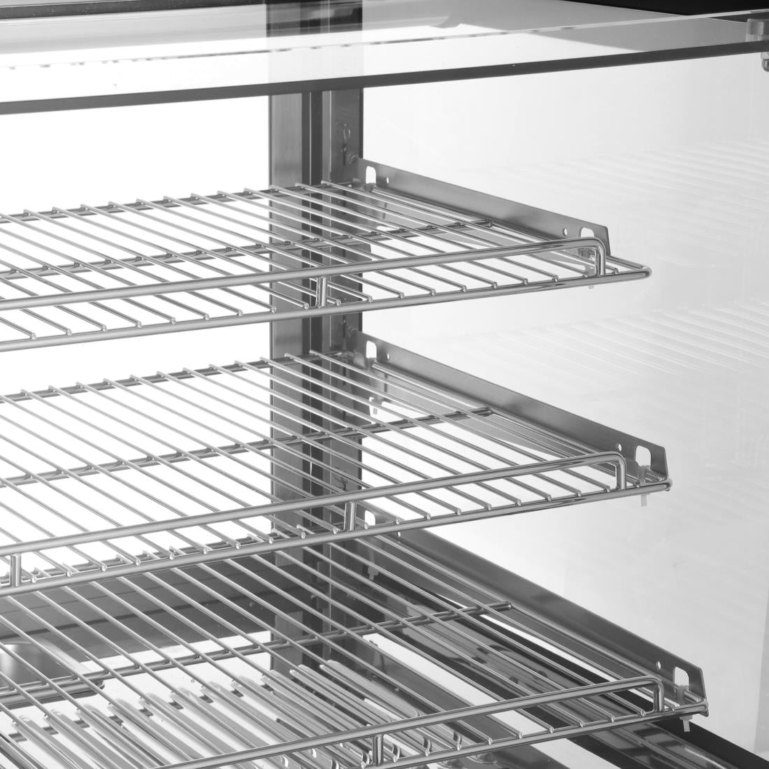 HW924 Buffalo Square Countertop Heated Display Merchandiser 160Ltr