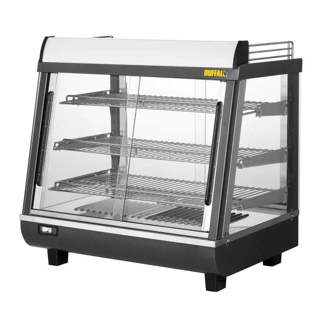HW927 Buffalo Front and Rear Door Heated Merchandiser 96Ltr