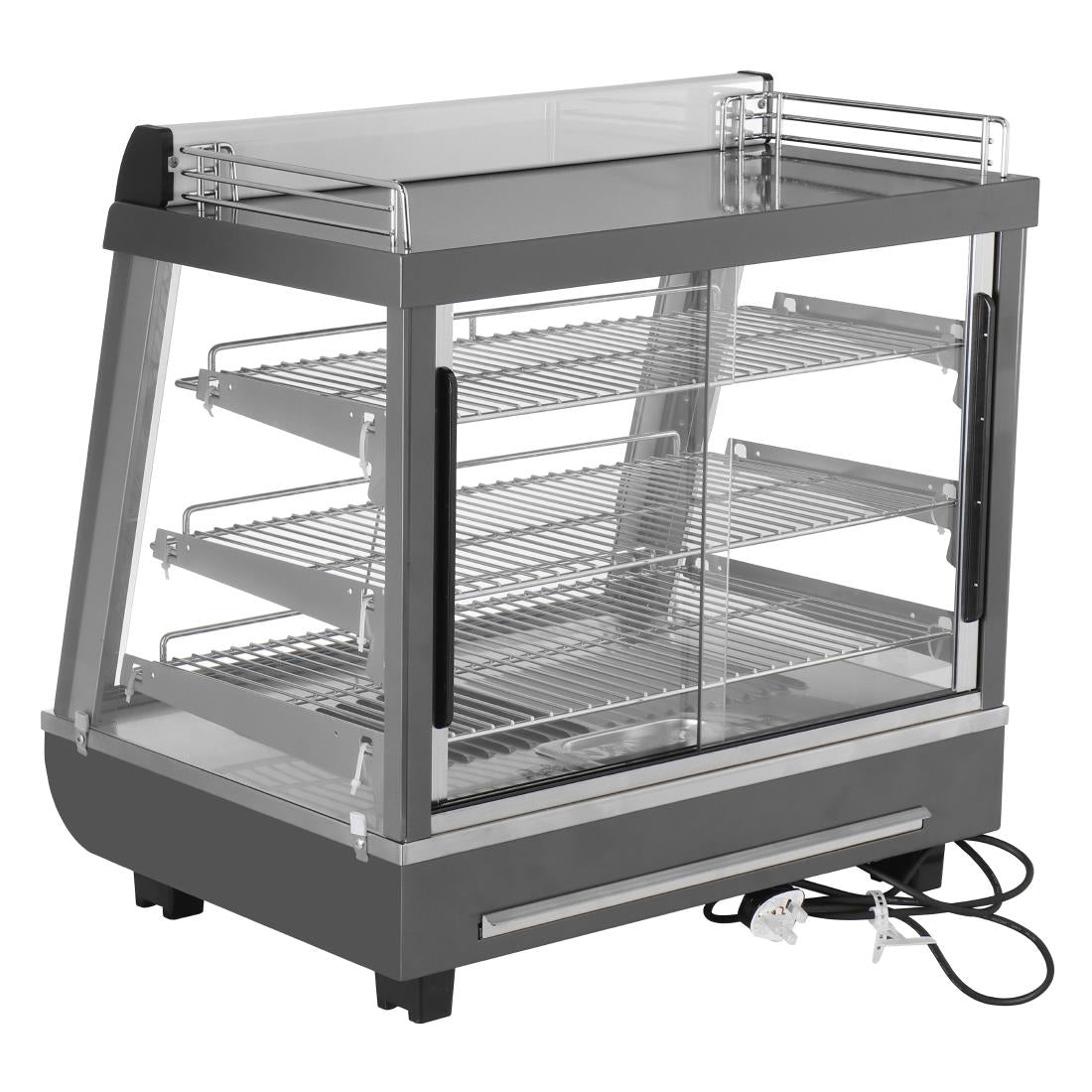 HW927 Buffalo Front and Rear Door Heated Merchandiser 96Ltr