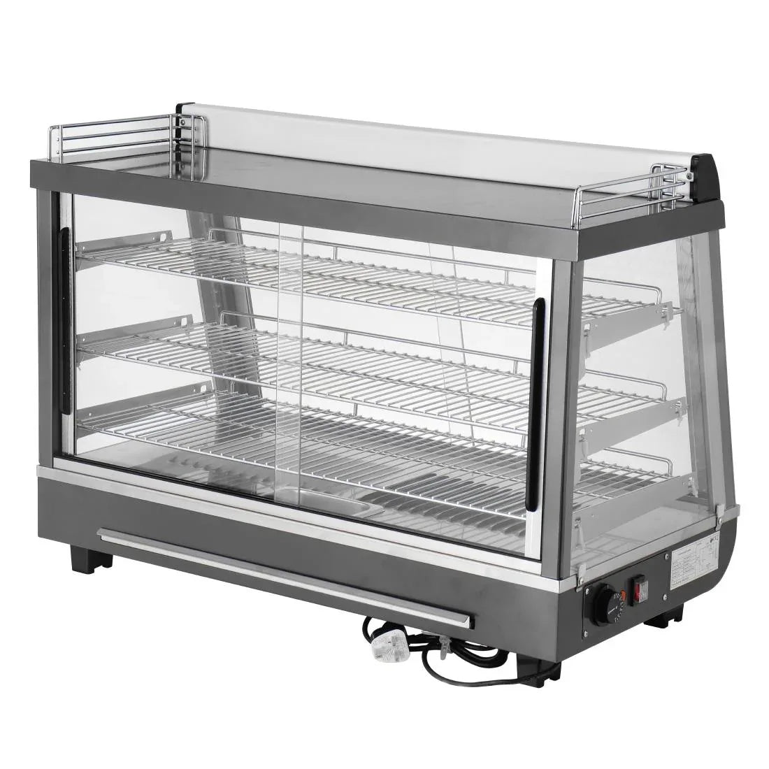 HW928 Buffalo Front and Rear Door Heated Merchandiser 136Ltr
