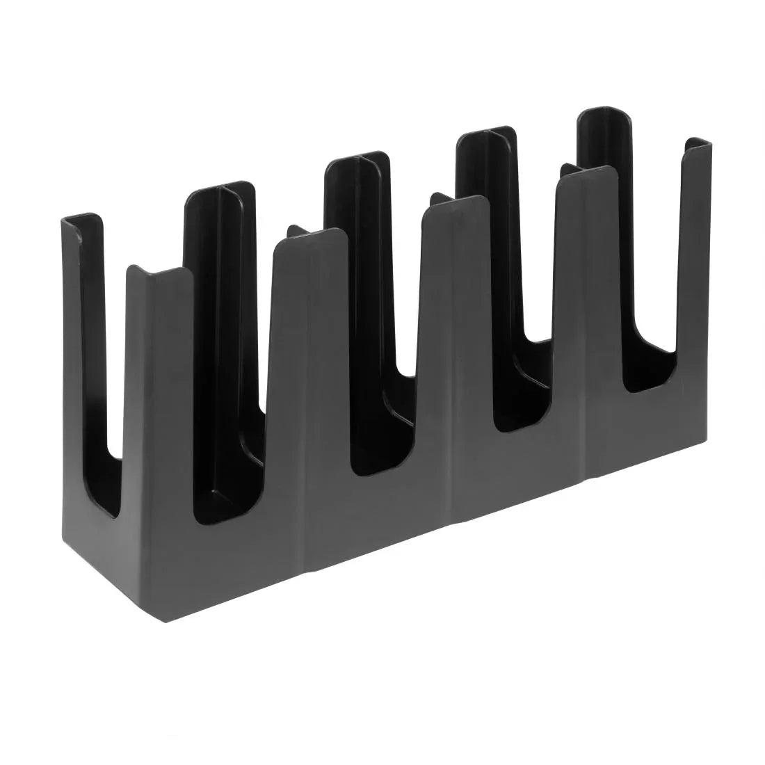 HW968 - Nisbets Essentials 4-Slot Cup Holder Polypropylene Black