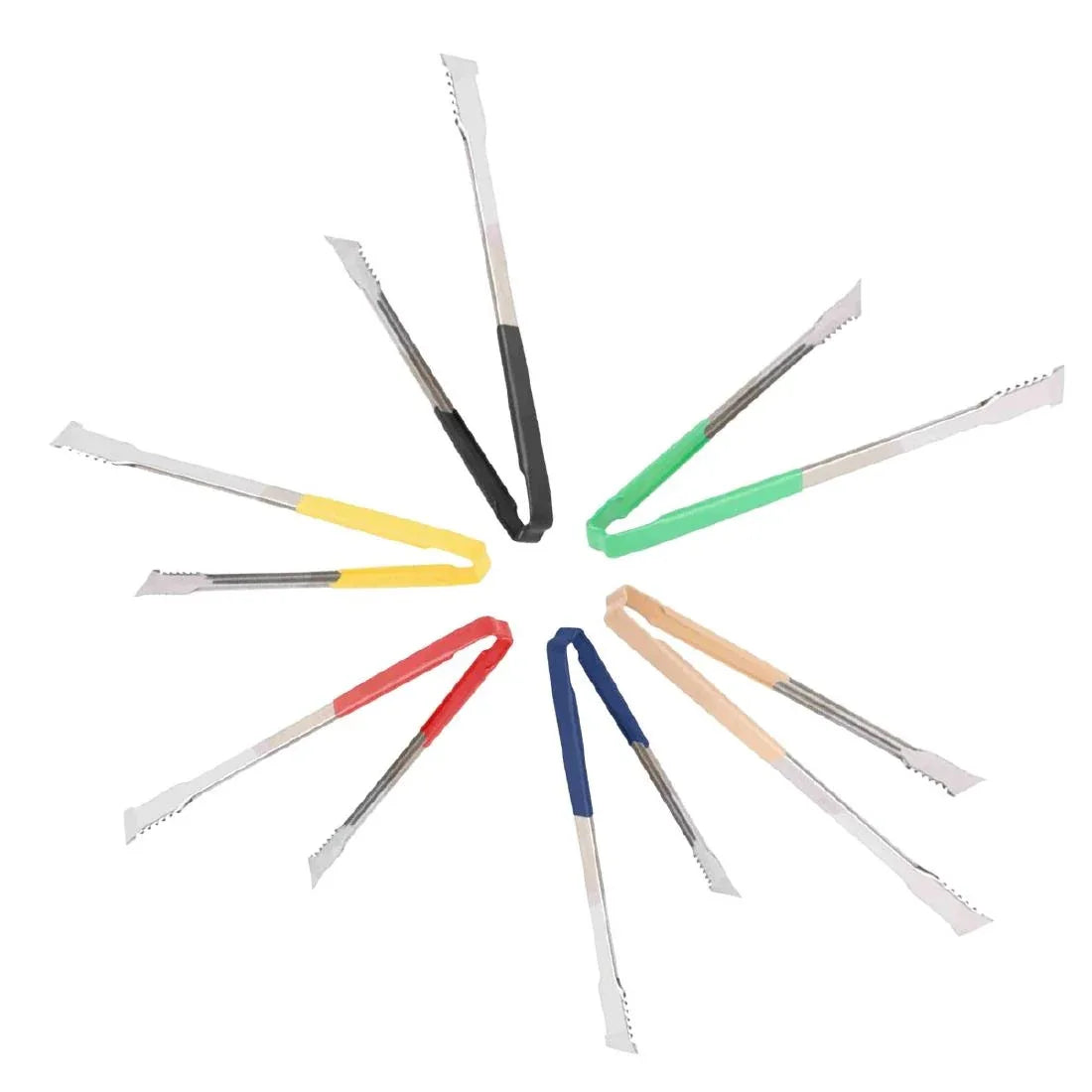 HW999 Vollrath 16" Versagrip Tongs Coloured Set