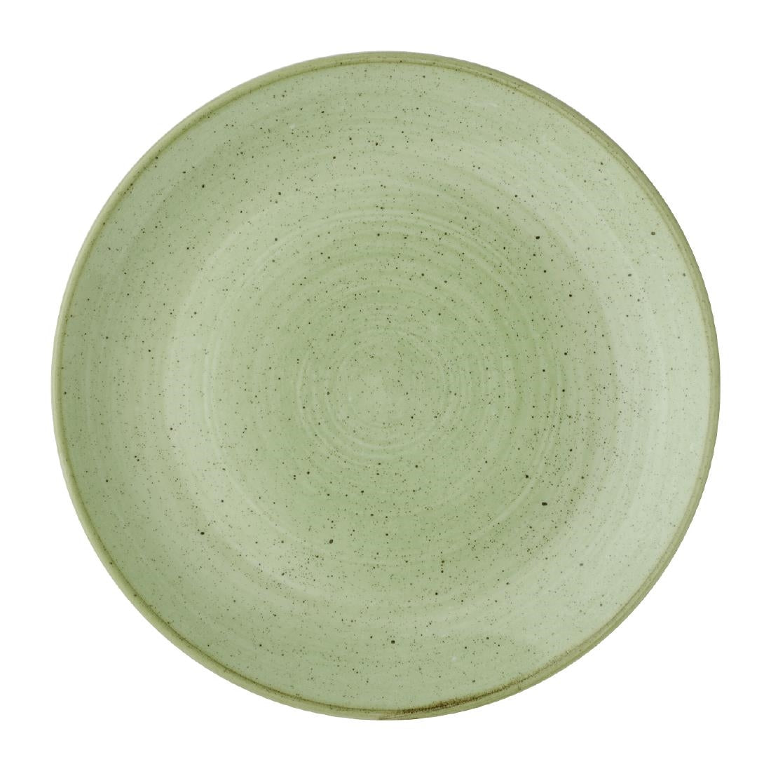 HX003 Churchill Stonecast Sorrel Green Coupe Plates 170mm (Pack of 12)