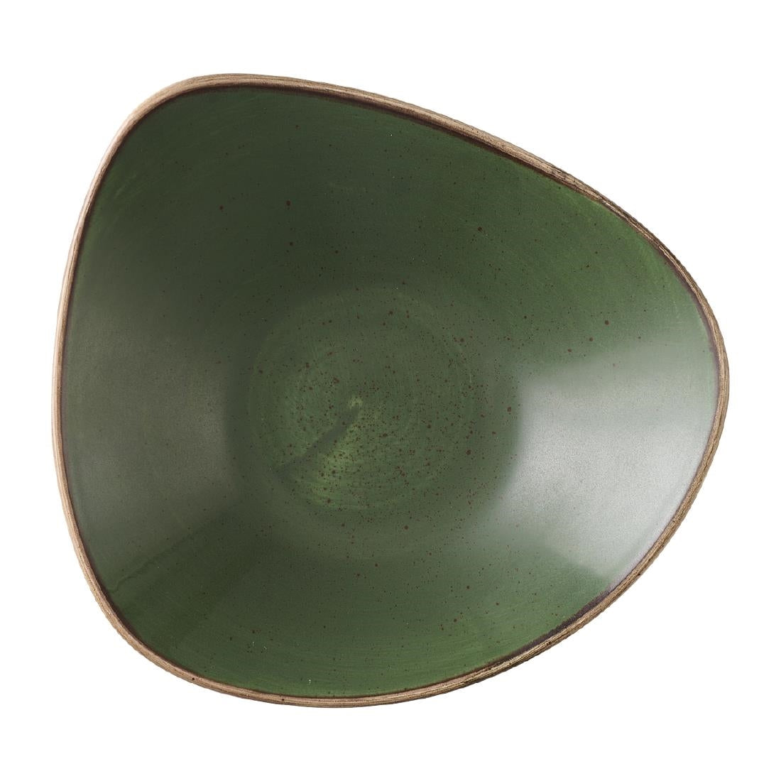 HX008 Churchill Stonecast Sorrel Green Lotus Bowls 228mm (Pack of 12)