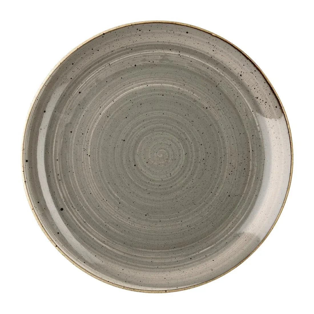 HX022 Churchill Stonecast Grey Coupe Plates 254mm (Pack of 12)