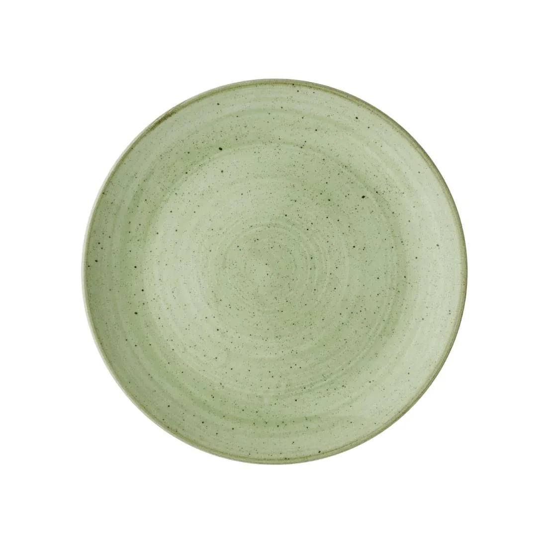 HX035 Churchill Stonecast Sage Green Coupe Plates 228mm (Pack of 12)