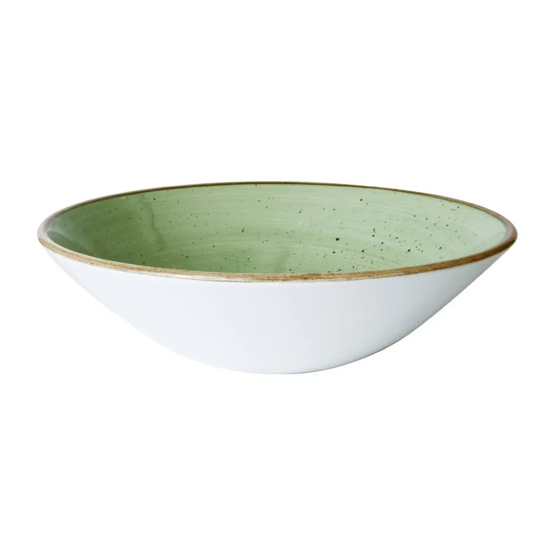 HX036 Churchill Stonecast Sage Green Deep Coupe Bowls 205mm (Pack of 6)
