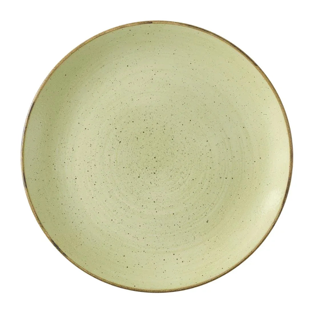 HX041 Churchill Stonecast Raw Green Evolve Coupe Plates 165mm (Pack of 12)