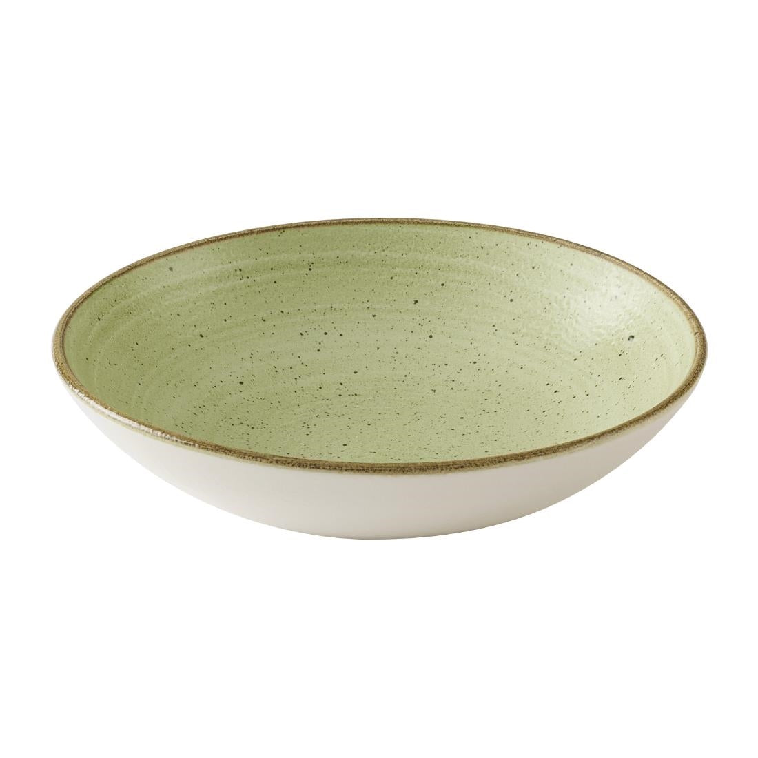 HX042 Churchill Stonecast Raw Green Evolve Coupe Bowls 247mm (Pack of 12)