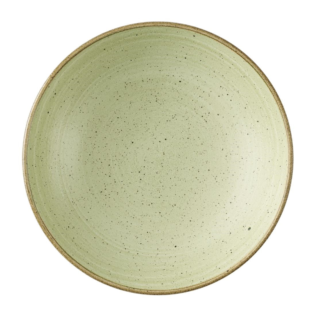 HX043 Churchill Stonecast Raw Green Coupe Bowls 184mm (Pack of 12)