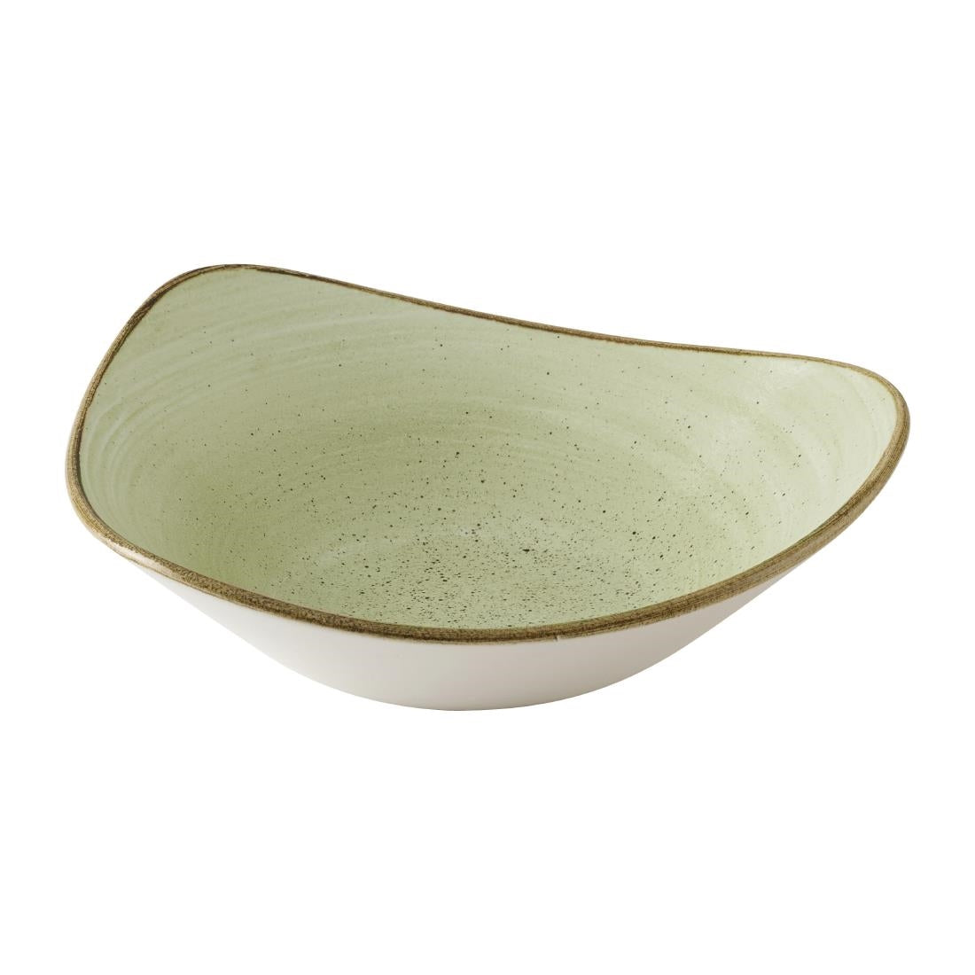 HX047 Churchill Stonecast Raw Green Lotus Bowls 177mm (Pack of 12)