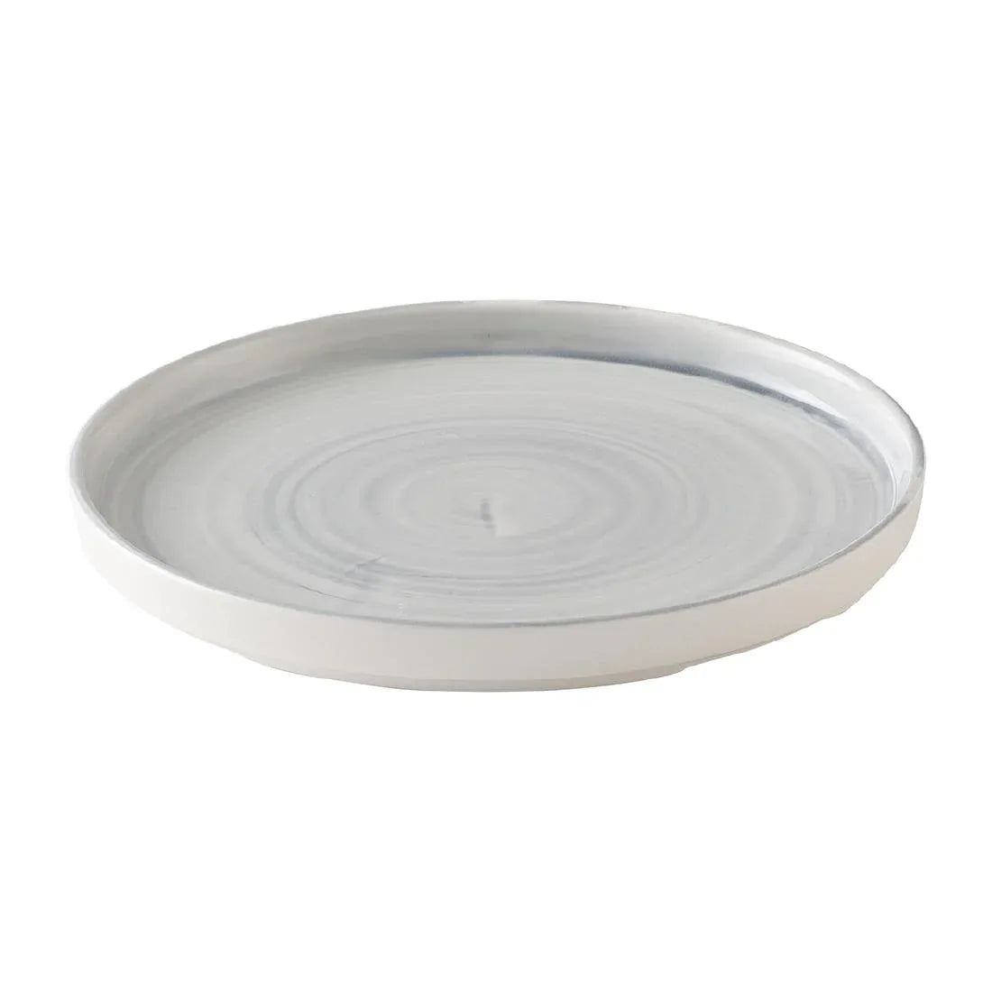 HX065 Churchill Stonecast Canvas Grey Walled Plates 210mm (Pack of 6)