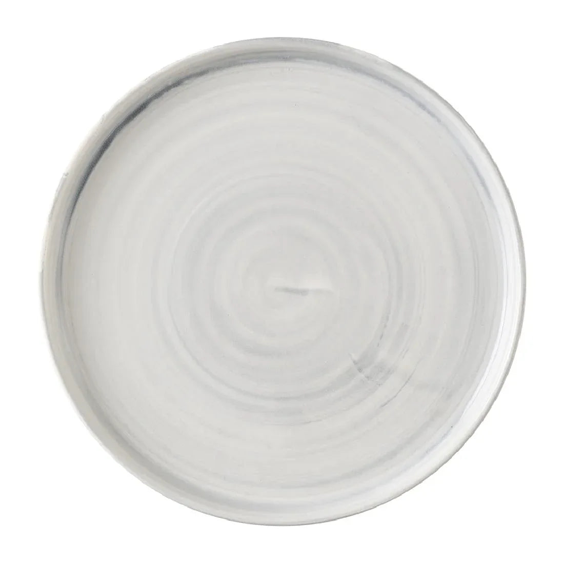 HX065 Churchill Stonecast Canvas Grey Walled Plates 210mm (Pack of 6)