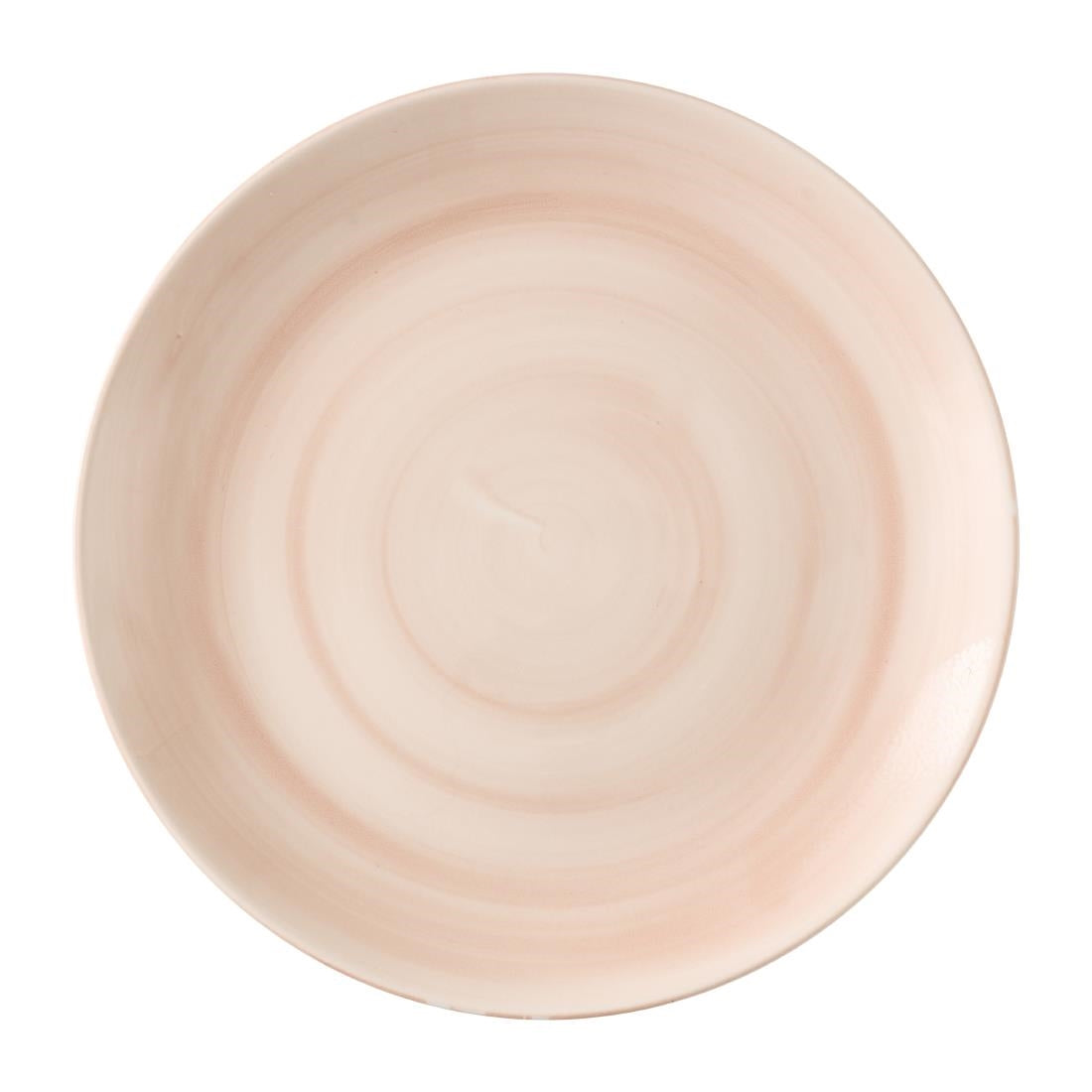 HX074 Churchill Stonecast Canvas Coral Evolve Coupe Plates 260mm (Pack of 12)