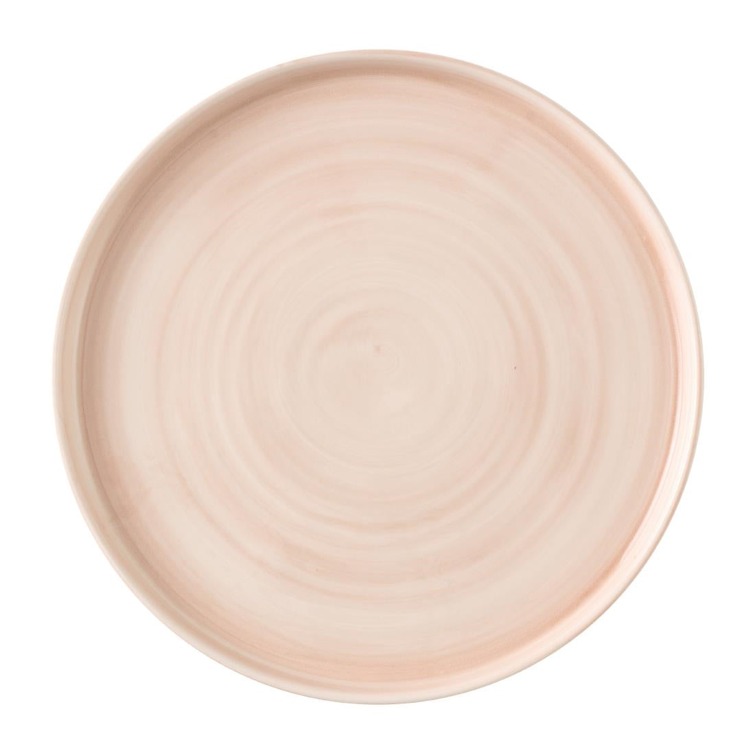 HX079 Churchill Stonecast Canvas Coral Walled Plates 280mm (Pack of 6)