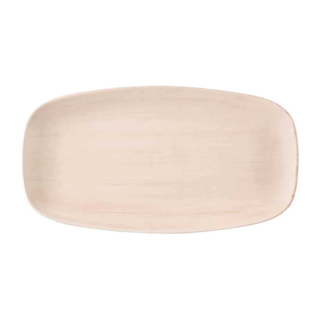 HX088 Churchill Stonecast Canvas Coral Chefs Oblong Plates 280 x 152mm (Pack of 12)