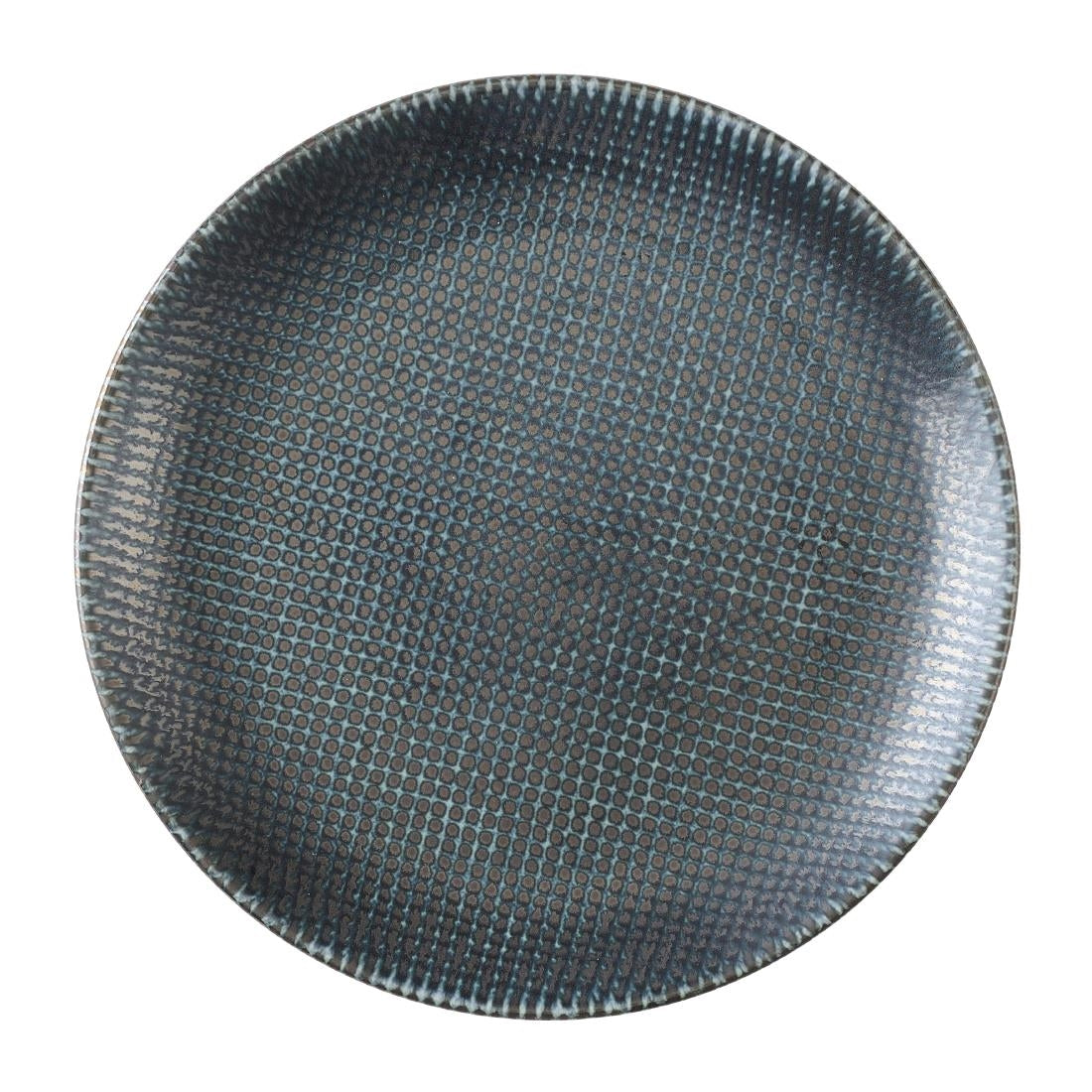 HX091 Churchill Studio Prints Astro Metallic Blue Evolve Coupe Plates 220mm (Pack of 12)