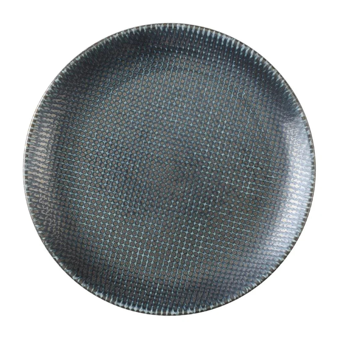 HX091 Churchill Studio Prints Astro Metallic Blue Evolve Coupe Plates 220mm (Pack of 12)