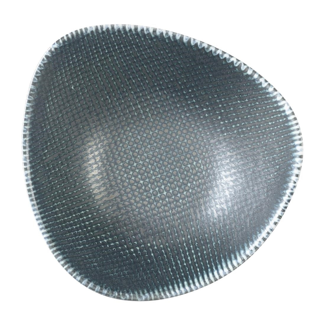 HX098 Churchill Studio Prints Astro Metallic Blue Lotus Bowls 177mm (Pack of 12)