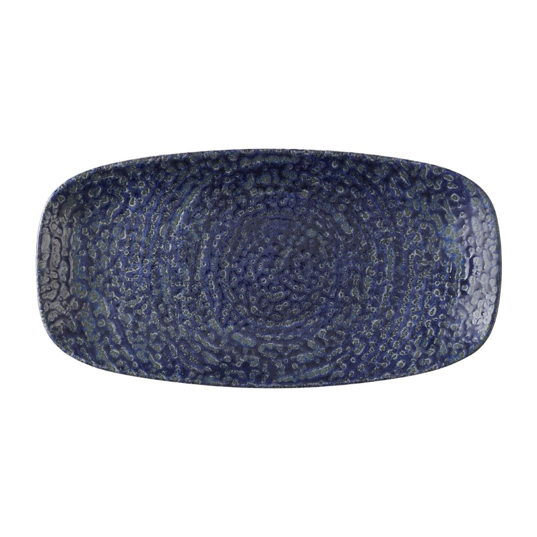 HX113 Churchill Studio Prints Homespun Chroma Twilight Chefs Oblong Plates 280 x 152mm (Pack of 12)