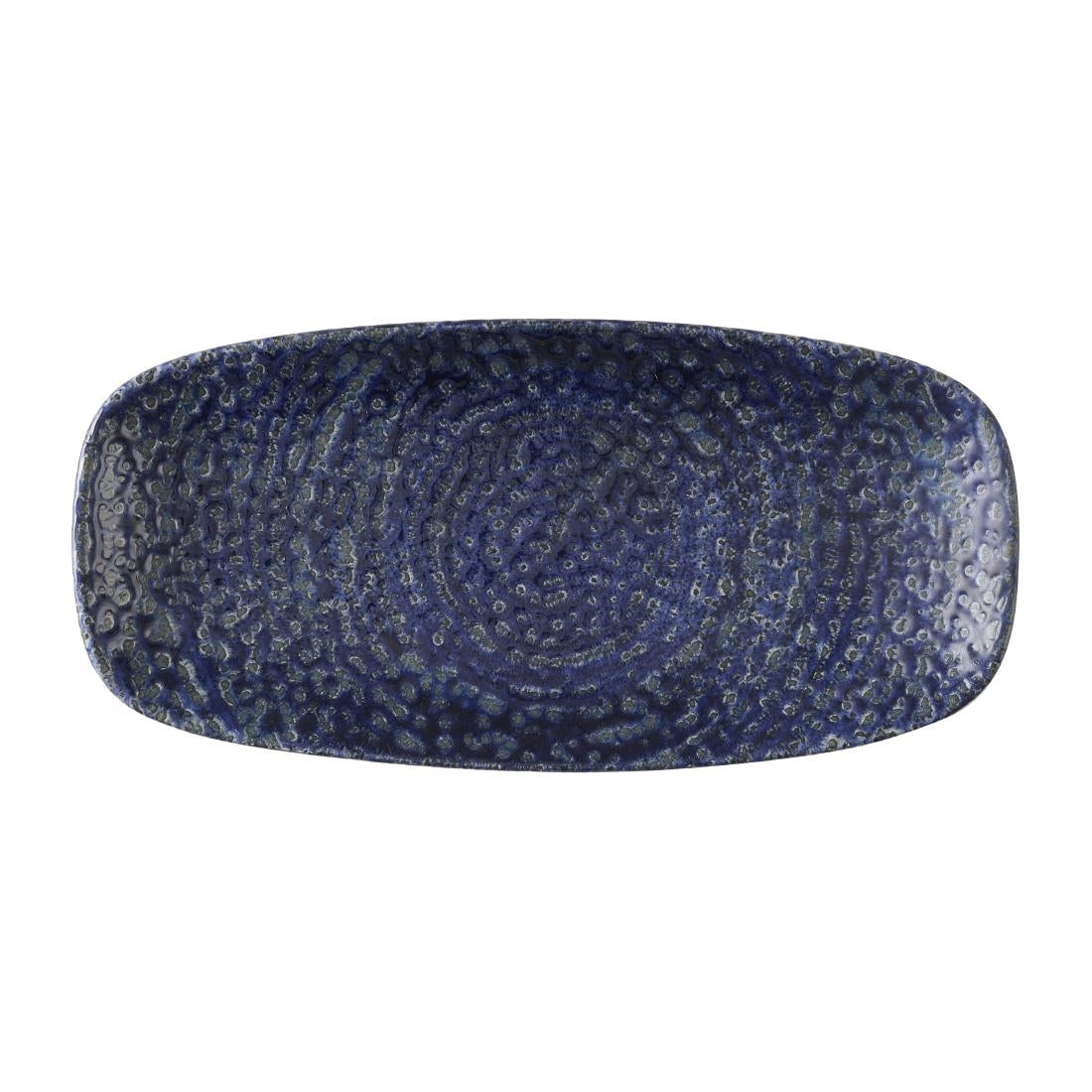 HX114 Churchill Studio Prints Homespun Chroma Twilight Chefs Oblong Plates 255 x 127mm (Pack of 12)