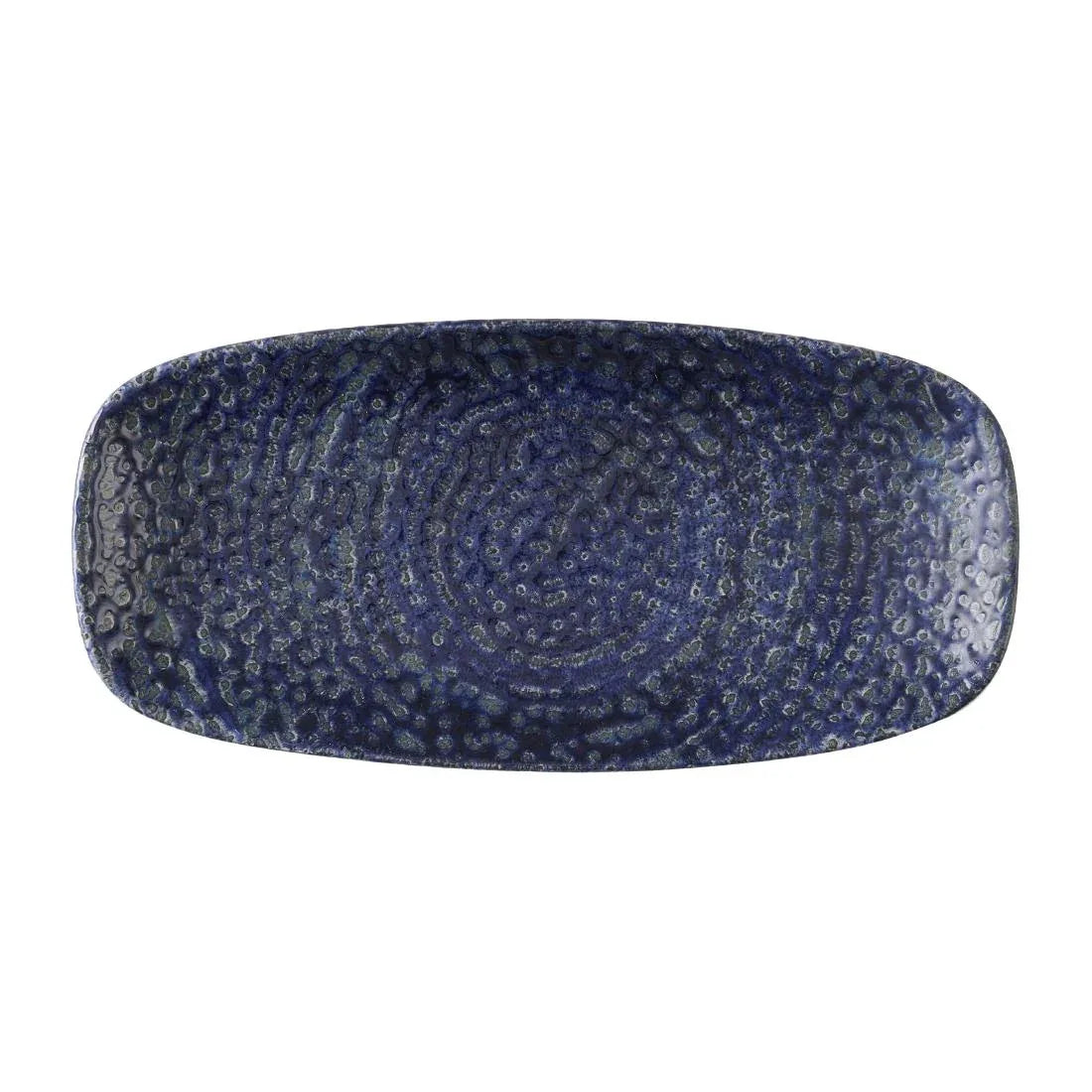 HX114 Churchill Studio Prints Homespun Chroma Twilight Chefs Oblong Plates 255 x 127mm (Pack of 12)