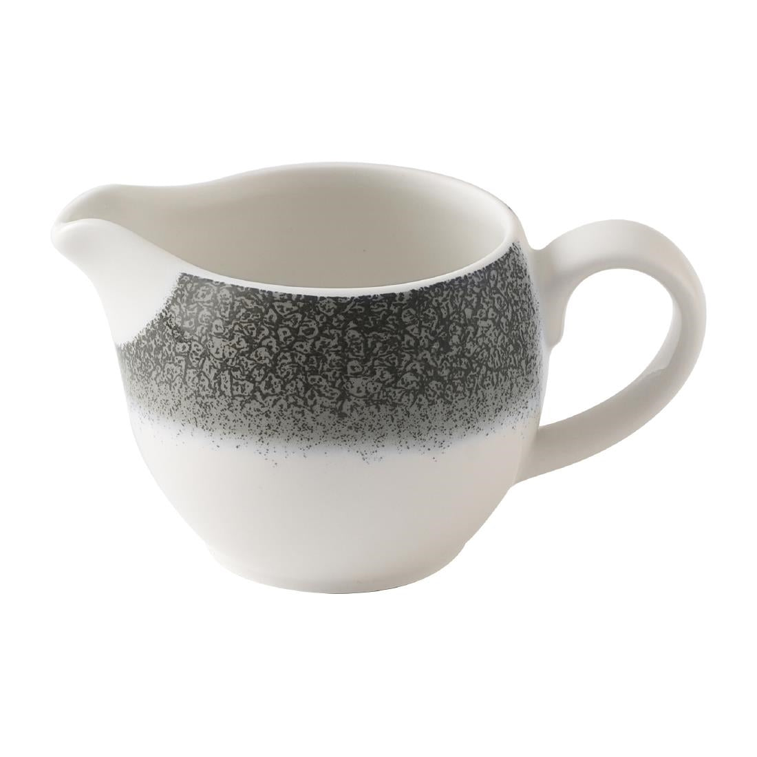 HX122 Churchill Studio Prints Raku Quartz Black Jugs 120ml (Pack of 4)