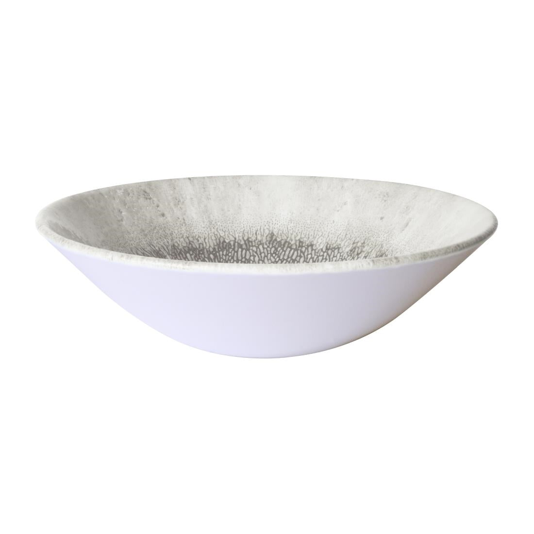 HX131 Churchill Studio Prints Fusion Grey Deep Coupe Bowls 203mm (Pack of 6)