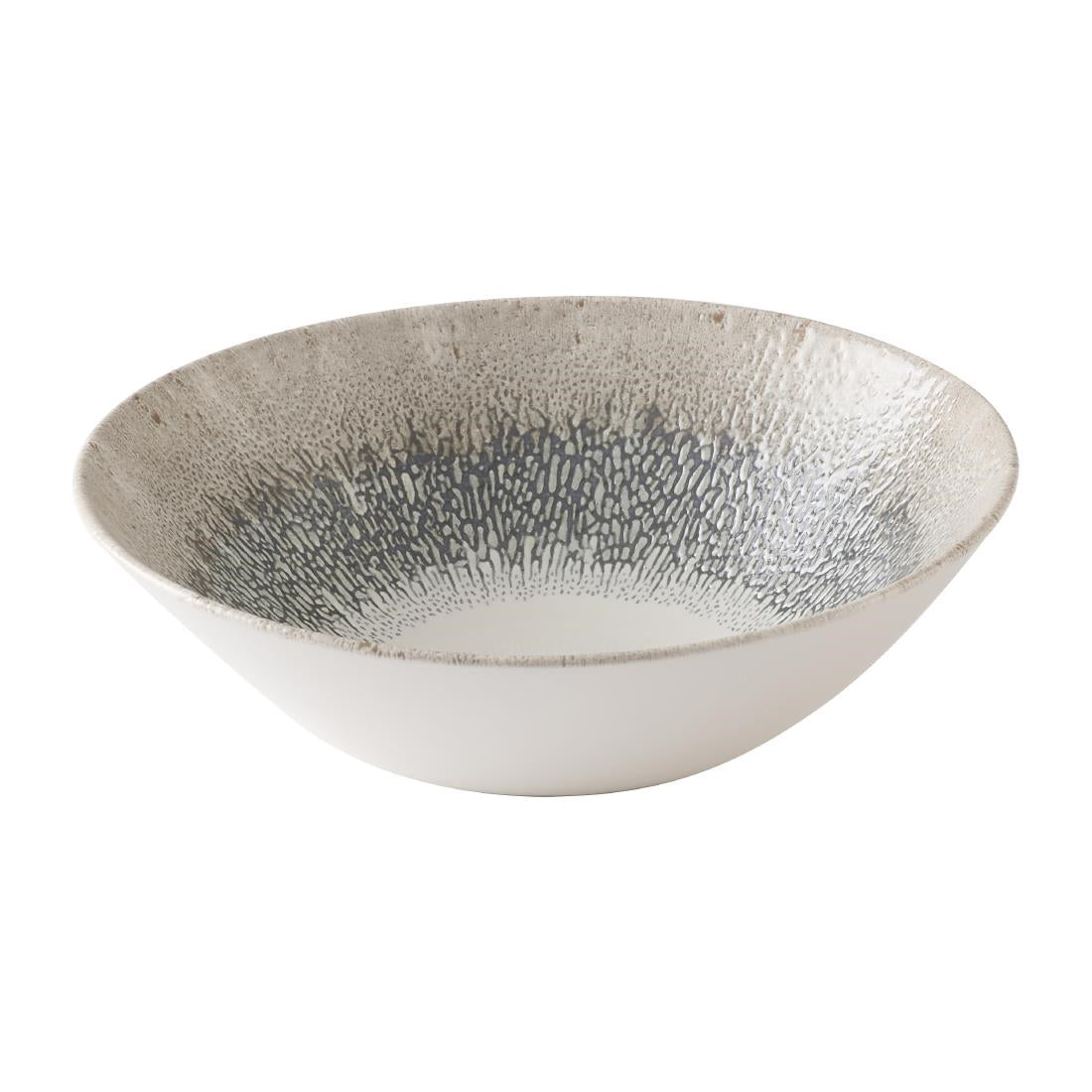 HX132 Churchill Studio Prints Fusion Grey Deep Coupe Bowls 178mm (Pack of 6)