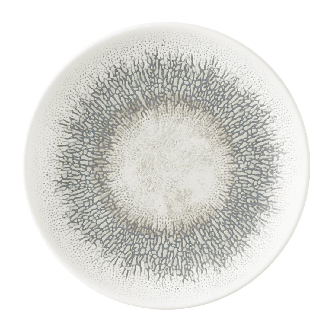 HX133 Churchill Studio Prints Fusion Grey Coupe Plates 165mm (Pack of 12)